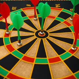 vinex Magnetic Roll-Up Dart Set Sonic 2 in 1 game set Indoor/Outdoor Safe Dart Game 43 cm Dart Board image 3