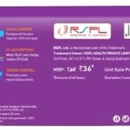 pro-ease Go XL 50mm EXTRA Longer - 6 Pcs Sanitary Pad image 2