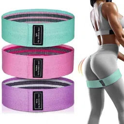 Non-Slip Fabric Loop Band for Squats,Hips,Thighs,Leg and Abs Workout-K38 Resistance Tube-image-48