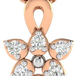 avsar Raghini 14kt Cubic Zirconia Rose Gold Pendant-picture-10