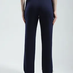 monte carlo Women Solid Blue Track Pants image 4