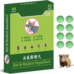 Rat & Mouse Repellent Balls - Non-Toxic Rat Trap for Home, Car & Office Use-image-44