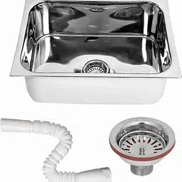 goonj Indian Kitchen Sink |Stainless Steel Oval Shape Single Bowl Sink 24*18-IND-SNK2 Vessel Sink-picture-27
