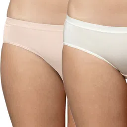 triumph Pack of 2 Women Hipster Beige, Pink Panty-picture-14