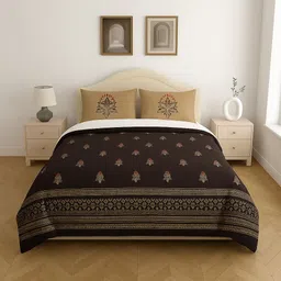 skihomes Cotton King Flat 180 TC Solid Bedsheet-picture-27