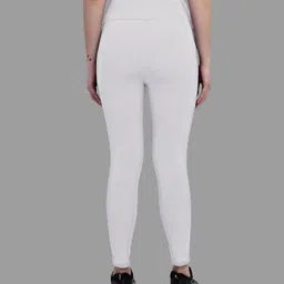 chandan tex fab Solid Women Grey Tights image 2