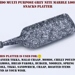 zido Premium_2 grey nite marble platter B-489_h75 Sizzler Tray image 3