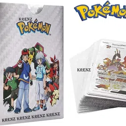 toyshaala 's POKEMON PLAYING CARDS PACK OF 40 (10 Golden, 10 Black, 10 Silver, 10 Rambow) image 4