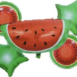 bash n splash Printed Fruit Theme Helium Quality tropical melon watermelon Party Foil Balloon Balloon-picture-15