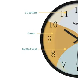 olive tree Thomas Black ABS Plastic Wall Clock image 5