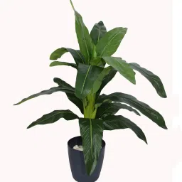 Green Artificial Banana Floor Plant without Pot by Fourwalls image 2