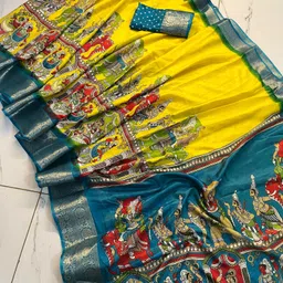 sadika Woven Mekhela Chador Silk Blend Saree-picture-21