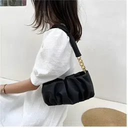 wromyte Black Women Messenger Bag Trendy and Versatile Bag Stylish Handbag & Ladies Purse for Women & Girls image 4