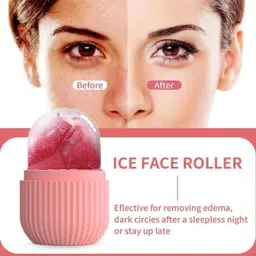 WAHIRA Ice Face Roller Silicone Facial Cube for Eyes Neck Massage Remove Dark Circle Pore Shrink Face Beauty Skin Care Ice Mould image 4
