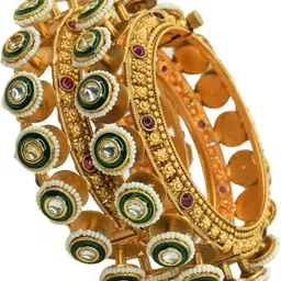 panini jewels Copper Gold-plated Bangle Set image 2