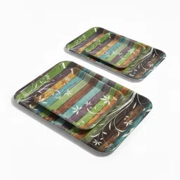 wollongong homes Premium Printed Tray for Serving/Multi-Use Nashta Plate (Small, Medium & Large) Tray image 3