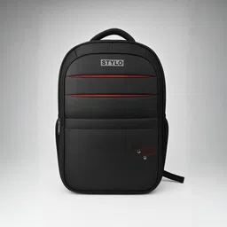 stylo bags Medium 26 L Laptop Backpack 26 L Laptop Backpack (Black) | Office & Travel Use, Multi-Utility-picture-14