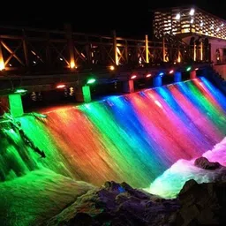 croon Led 50 Watt Rgb Multicolored Brick Light With Remote (Pack Of-1) Flood Light Outdoor Lamp image 4