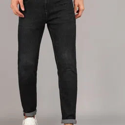 killer Men Skinny Mid Rise Black Jeans-picture-17