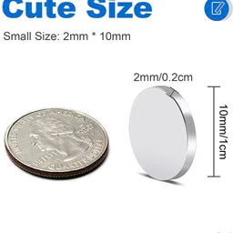 aryan utsav Neodymium Round Magnets for DIY, Home, Office, School Projects, & More Kitchen Organiser Magnet, Multipurpose Office Magnets, Photo Gallery Magnets Pack of 20 image 2