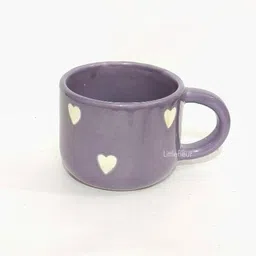 ceramicmomo Cute Heart Grid Handmade Ceramic Ceramic Coffee Mug-picture-25