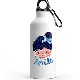 ron brando Smile Printed Stylish Sipper Water Bottle [M/No-D]-AK-8 600 ml Water Bottle-picture-23