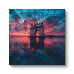 genie art Gateway of India Mini Canvas Frame image 4