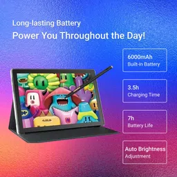 HUION Kamvas Slate Tablet KT1001 8 GB RAM 128 GB ROM 1920*1200 pixels inch with Wi-Fi Only Tablet (Grey) image 3