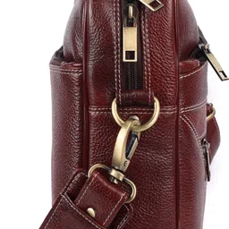 flb Men & Women Brown Messenger Bag image 3