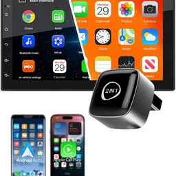 Wireless Carplay and Android 2-in-1 Auto Reconnect iOS & Android Car Stereo-image-44