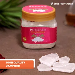 aksharveda 100% Pure Bhimseni Camphor (100 gm)-picture-10