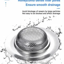 aurevia Kitchen Sink, Basin Stainless Steel Push Down Strainer image 4