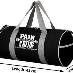 k.s enterprises 20 L Gym Duffel Bag - premium quality sports bag with separate shoe compartment water resistant - Grey image 4