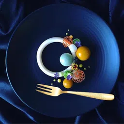 oicia Nw1_Gold Small Appetizer Fork, Salad Fork, Hammered Cake Fork Stainless Steel Fruit Fork Set image 4