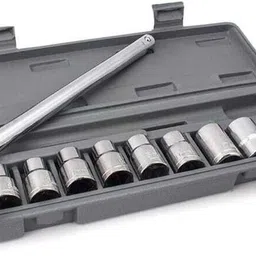 avenue 10Pcs Hex Socket Wrench Spanner Tool Goti Set for Automobiles/Bike 10Pcs Hex Socket Wrench Spanner Tool Goti Set for Automobiles Double Sided Combination Wrench image 2