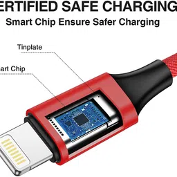 Bestor USB Type C Cable 2 A 1.2 m Multi Charging Cable 4ft 3 in 1 Nylon Braided Multiple Fast for Android, iOS and Devices USB Port Connectors Tablets And More image 4