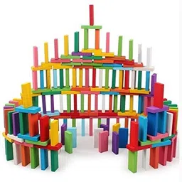 jmv Wooden Domino Toy for Kids - Educational Blocks Activity Game-picture-10