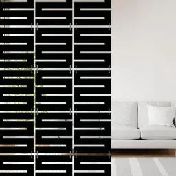 olive tree Black Engineered Wood Hanging Wood Divider image 1