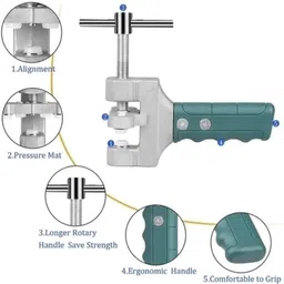 toolst Glass Cutter Tool - Ceramic Tile Opener, 2 in 1 Hand Grip Tile Breaking Divider Lever Tool image 4