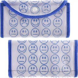 homestic Front Pocket Grocery Bag with Handle|Pack of 3|Blue Pack of 3 Grocery Bags image 2