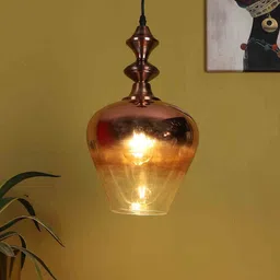 eliante by jainsons lights Mignon Copper Iron Hanging Light image 1