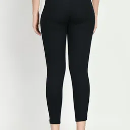 waylene Color Block Women Black, White Tights image 2