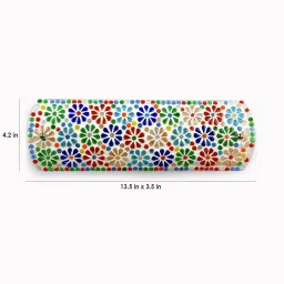 fos lighting Glass Flush Mount Wall Light (Multicolor) image 4