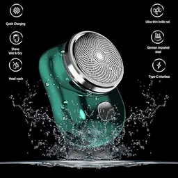 zelovi New Upgrade Mini Razor, Clean Beared Shaving Mini Electric Shaver For Men, Women image 4