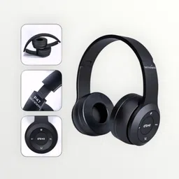 Comfort-Fit Foldable Bluetooth Gaming Headset with Mic Function_GT Bluetooth & Wired Headset-image-75