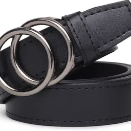 wood bazar Women Black Artificial Leather Belt image 1