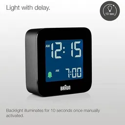braun Digital Black Clock image 3