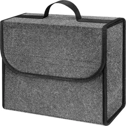 double r bags Car Trunk Felt Foldable Boot Storage Organizer with Handle & Velcro Fit closer Trunk Organizer-picture-41