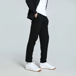 puma Men Solid Black Track Pants image 2
