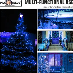 daily needs shop 60 LEDs 20 m Blue Steady String Rice Lights image 5
